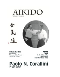 Anverso folleto 19/07/2013 - IV Koshukai Shiki Oporto -  Paolo N. Corallini Shihan